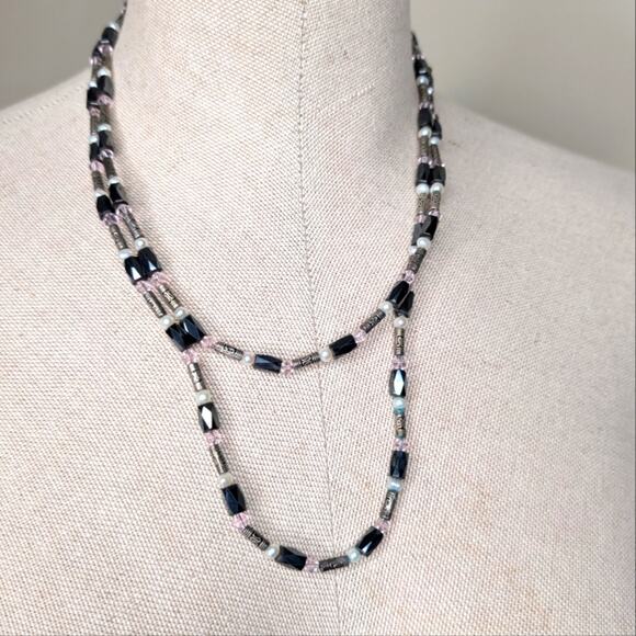 Metallic Magnetic Beaded Necklace or Bracelet - Picture 5 of 6